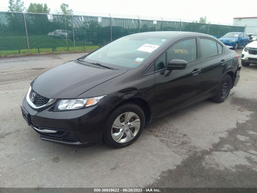 2014 HONDA CIVIC SEDAN LX - 2HGFB2F55EH533050