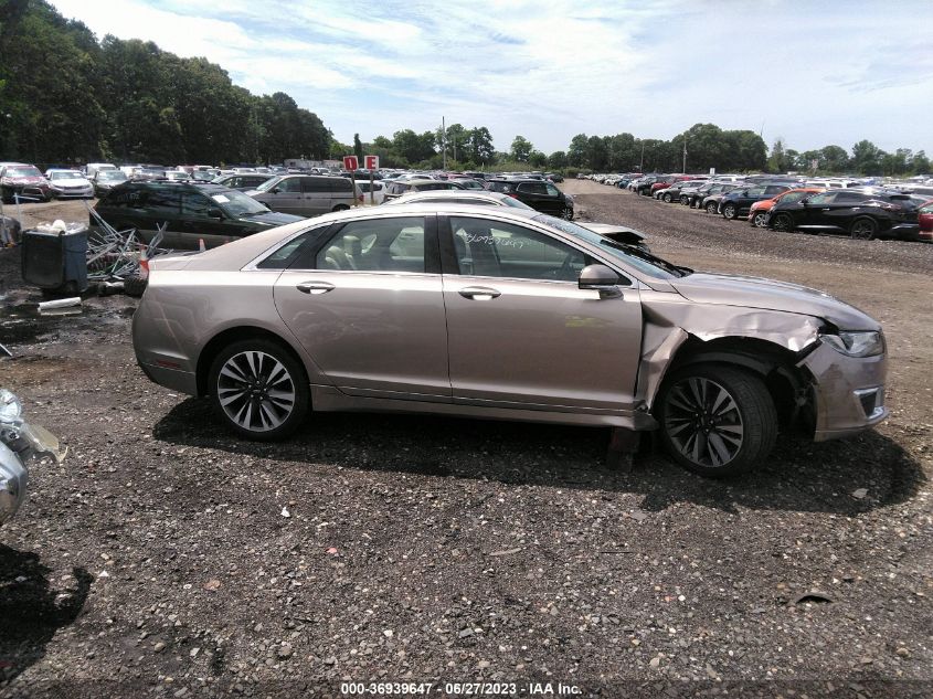 2019 LINCOLN MKZ RESERVE II - 3LN6L5F90KR617983