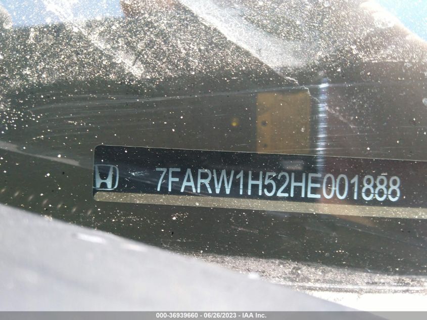 2017 HONDA CR-V EX - 7FARW1H52HE001888