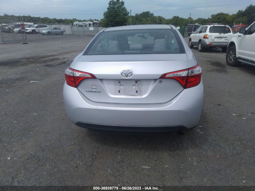 2014 TOYOTA COROLLA L/LE/S/S PLUS/LE PLUS - 2T1BURHE2EC116511