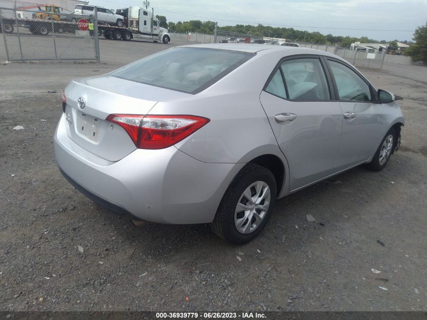 2014 TOYOTA COROLLA L/LE/S/S PLUS/LE PLUS - 2T1BURHE2EC116511