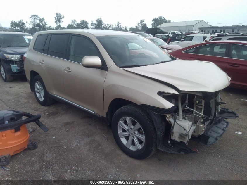 2013 TOYOTA HIGHLANDER - 5TDBK3EH7DS230379