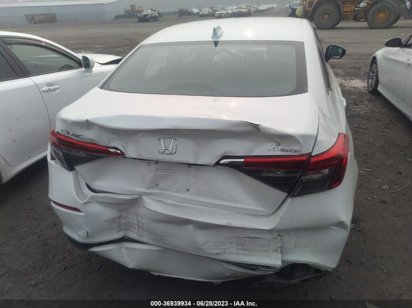2022 HONDA CIVIC SEDAN SPORT - 2HGFE2F54NH587799