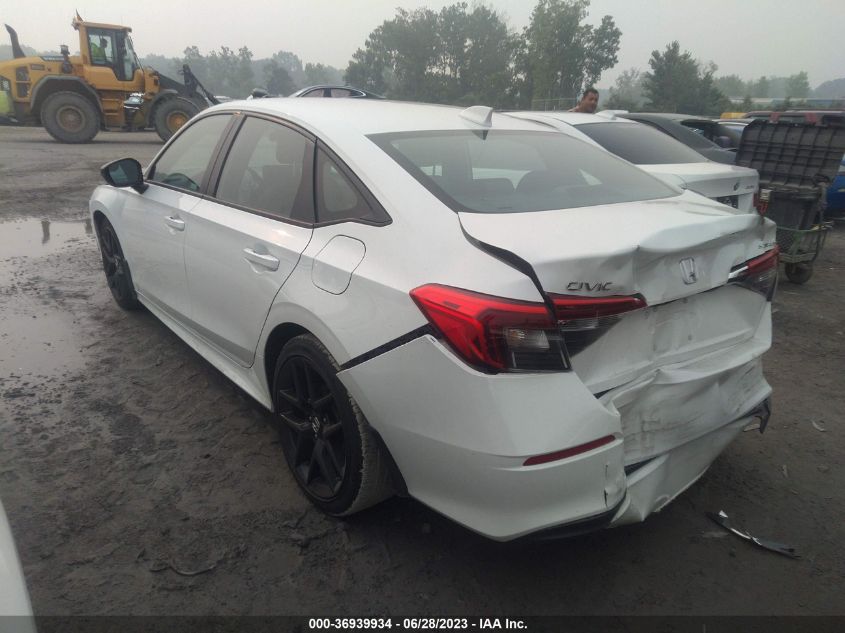 2022 HONDA CIVIC SEDAN SPORT - 2HGFE2F54NH587799