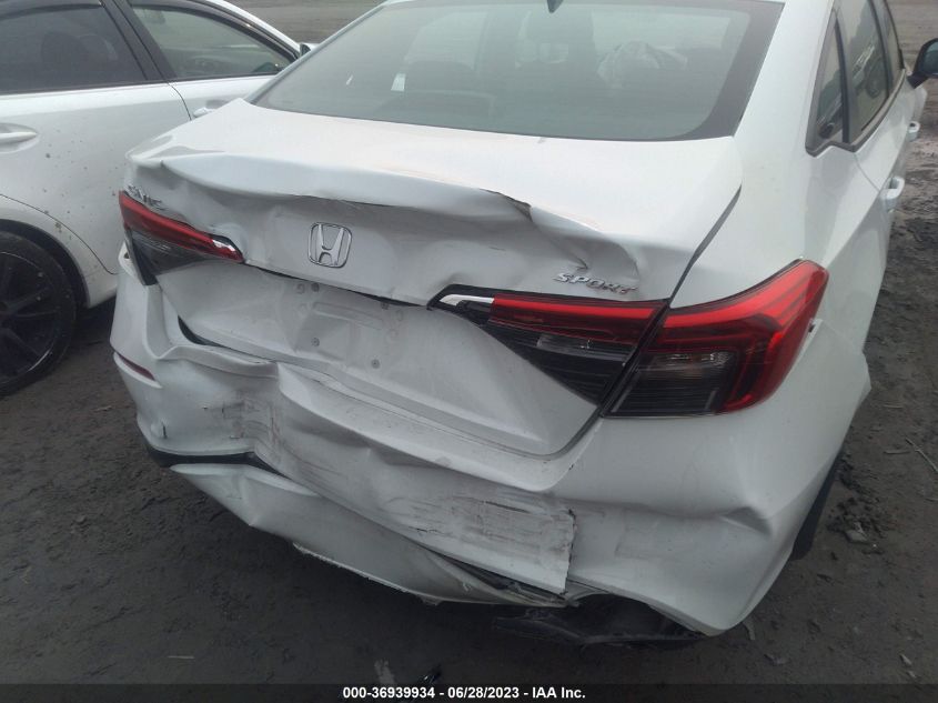 2022 HONDA CIVIC SEDAN SPORT - 2HGFE2F54NH587799