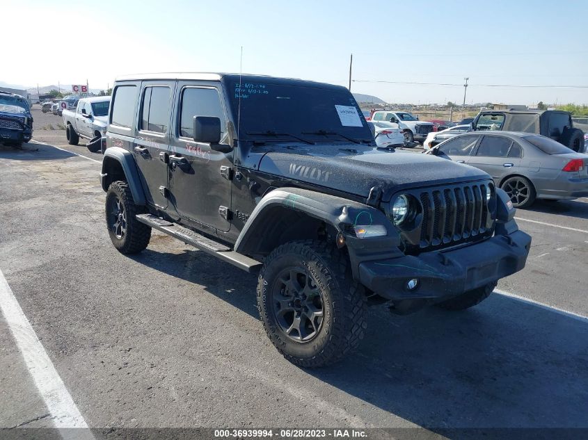 2020 JEEP WRANGLER UNLIMITED WILLYS - 1C4HJXDG0LW216156