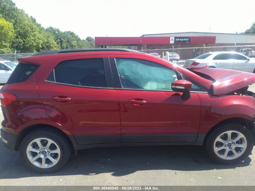 2018 FORD ECOSPORT SE - MAJ3P1TE8JC234222