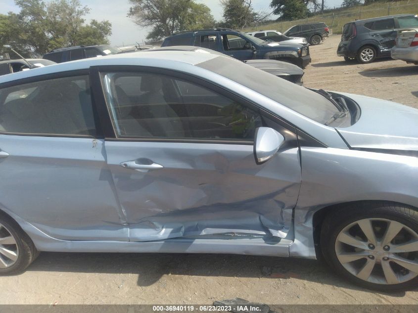 2014 HYUNDAI ACCENT SE - KMHCU5AEXEU182827