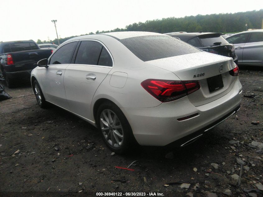 2019 MERCEDES-BENZ A-CLASS A 220 WDD3G4EBXKW031353