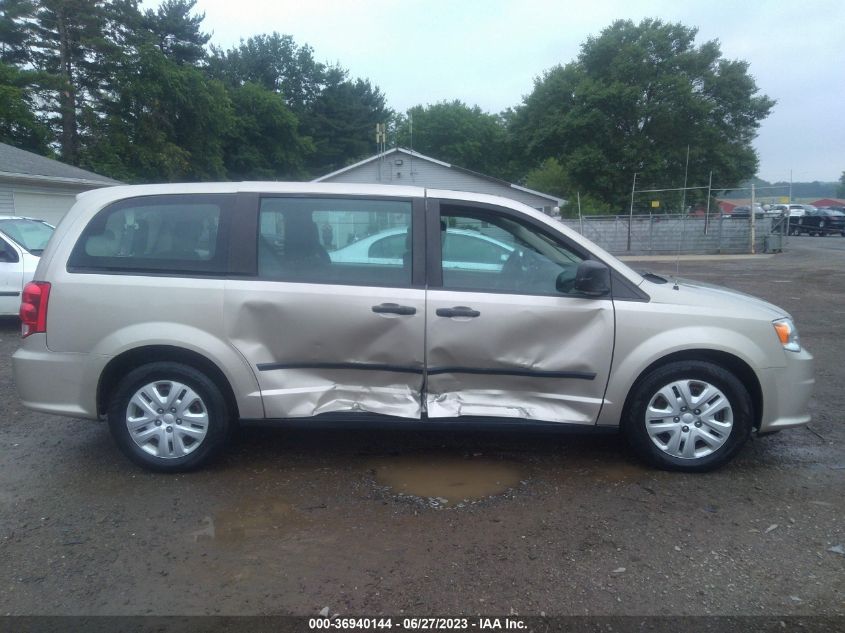 2016 DODGE GRAND CARAVAN AMERICAN VALUE PKG - 2C4RDGBG7GR195626