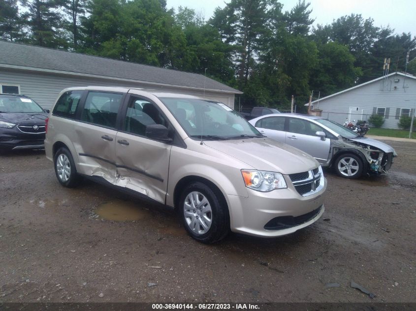 2016 DODGE GRAND CARAVAN AMERICAN VALUE PKG - 2C4RDGBG7GR195626