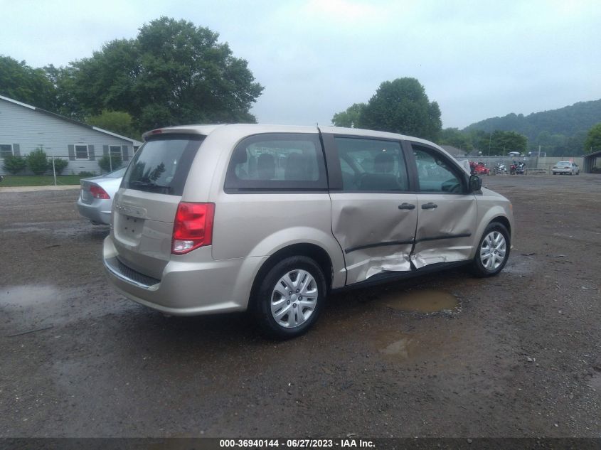 2016 DODGE GRAND CARAVAN AMERICAN VALUE PKG - 2C4RDGBG7GR195626