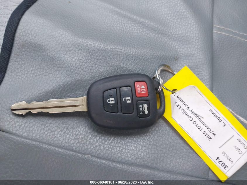 2015 TOYOTA COROLLA L/LE/LE PLS/PRM/S/S PLS - 2T1BURHE4FC435913