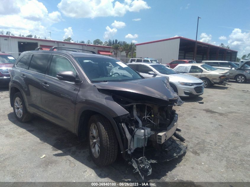 2016 TOYOTA HIGHLANDER LE - 5TDBKRFH0GS236692