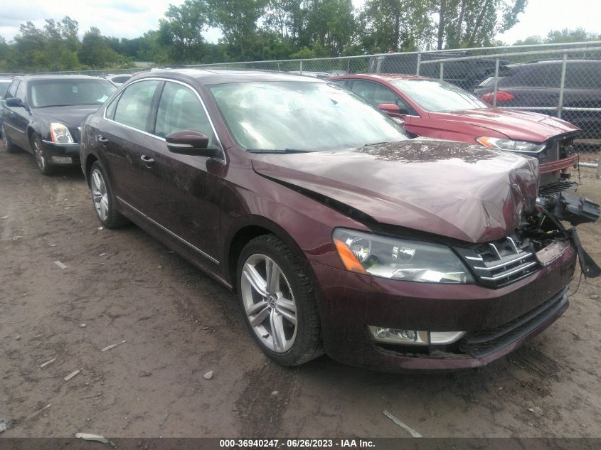 2014 VOLKSWAGEN PASSAT TDI SEL PREMIUM - 1VWCN7A30EC041134