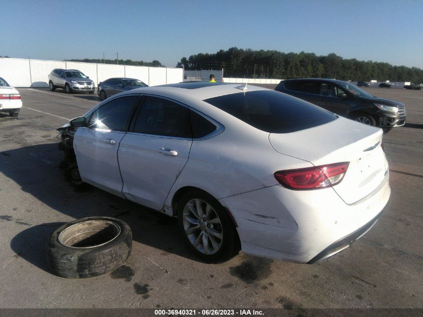2015 CHRYSLER 200 C - 1C3CCCCGXFN616013