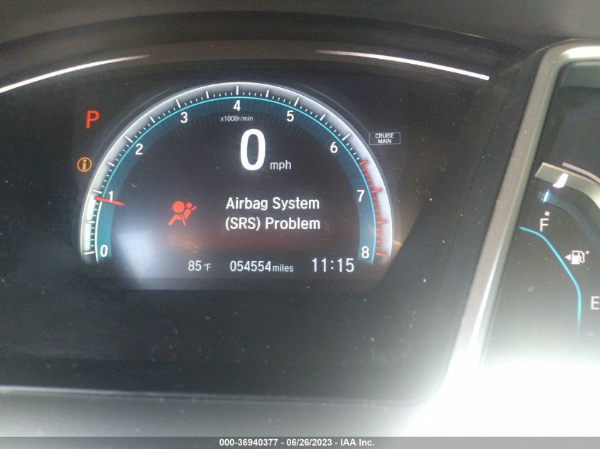 2018 HONDA CIVIC SEDAN EX-T - 2HGFC1F39JH643342