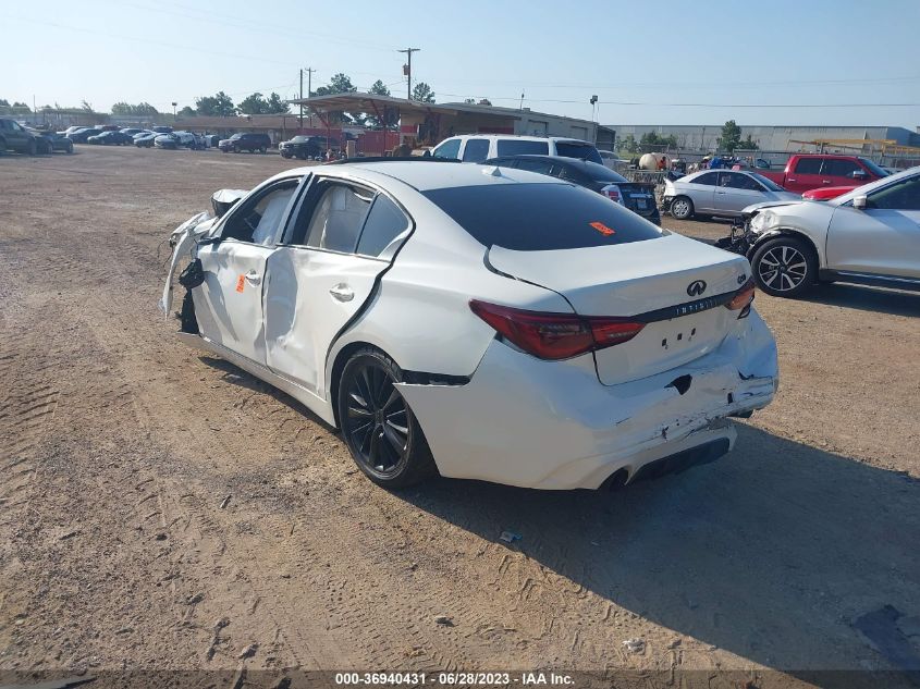 2020 INFINITI Q50 3.0T LUXE - JN1EV7AP3LM200141