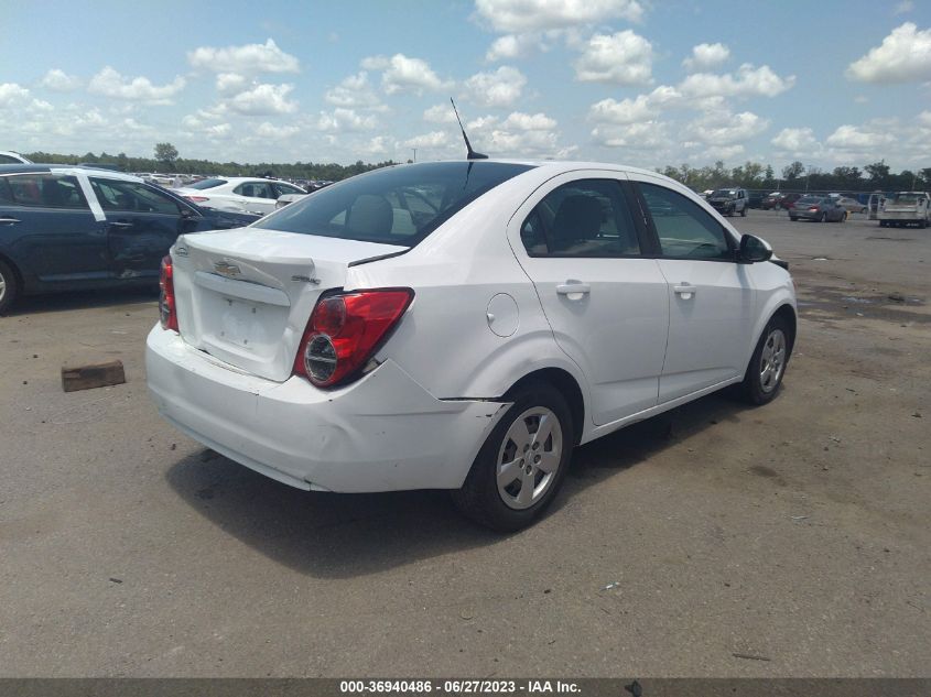 2013 CHEVROLET SONIC LS - 1G1JA5SH4D4221450
