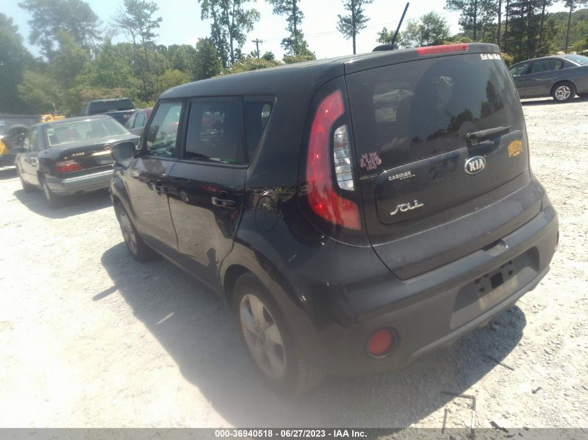 2018 KIA SOUL - KNDJN2A25J7903819
