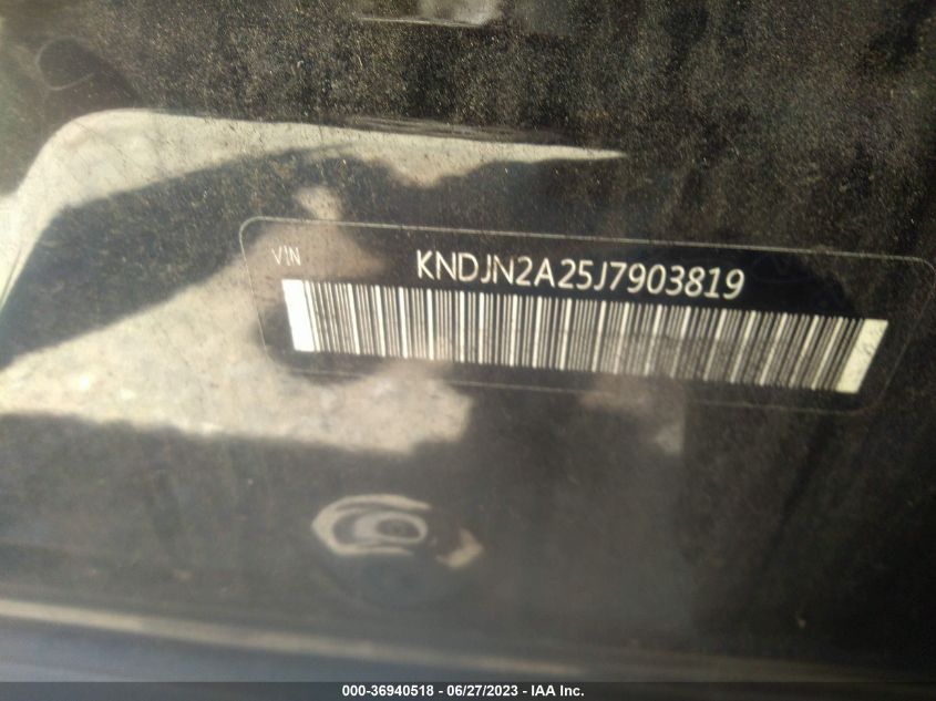 2018 KIA SOUL - KNDJN2A25J7903819