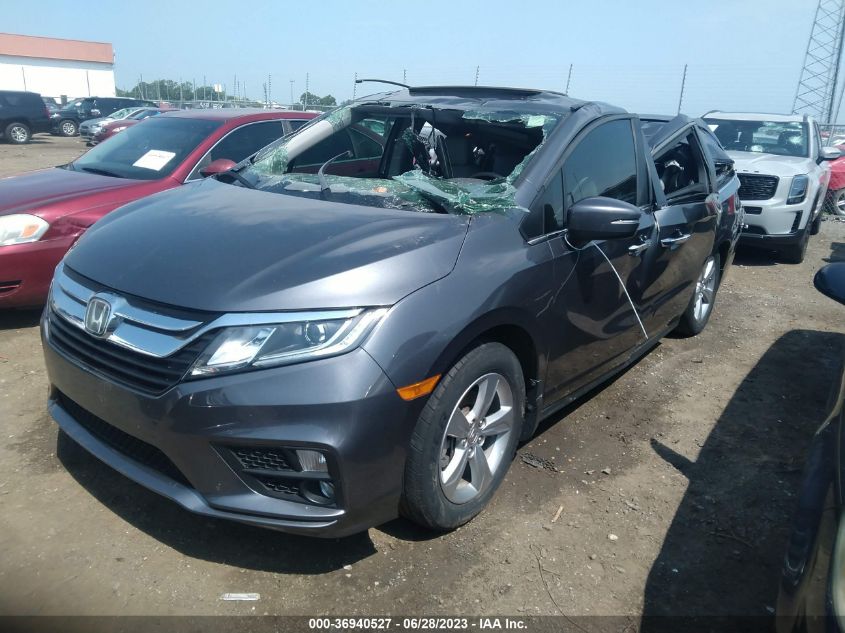 2018 HONDA ODYSSEY EX-L - 5FNRL6H79JB082056
