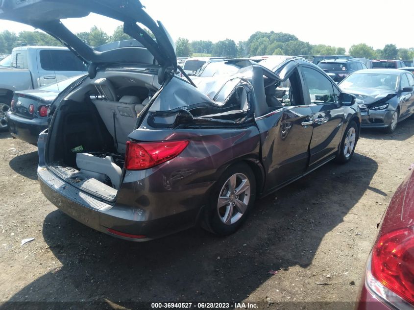 2018 HONDA ODYSSEY EX-L - 5FNRL6H79JB082056