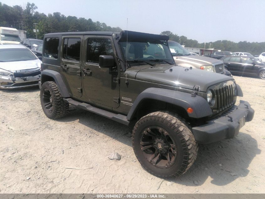 2015 JEEP WRANGLER UNLIMITED SPORT - 1C4BJWDG3FL598768