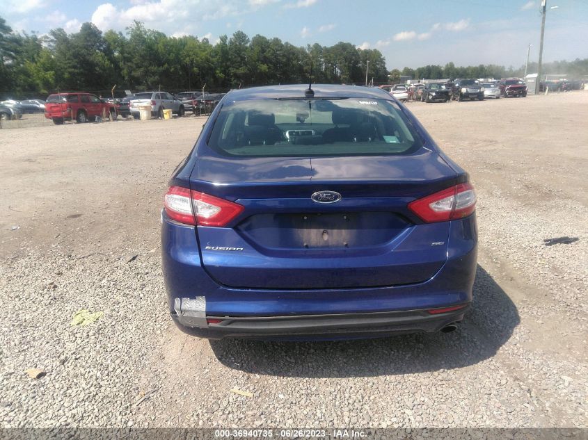 2016 FORD FUSION SE - 3FA6P0H73GR260917