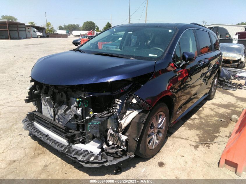 5TDJRKEC0MS014170 2021 TOYOTA SIENNA, photo no. 2