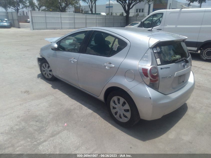 2013 TOYOTA PRIUS C - JTDKDTB37D1534487