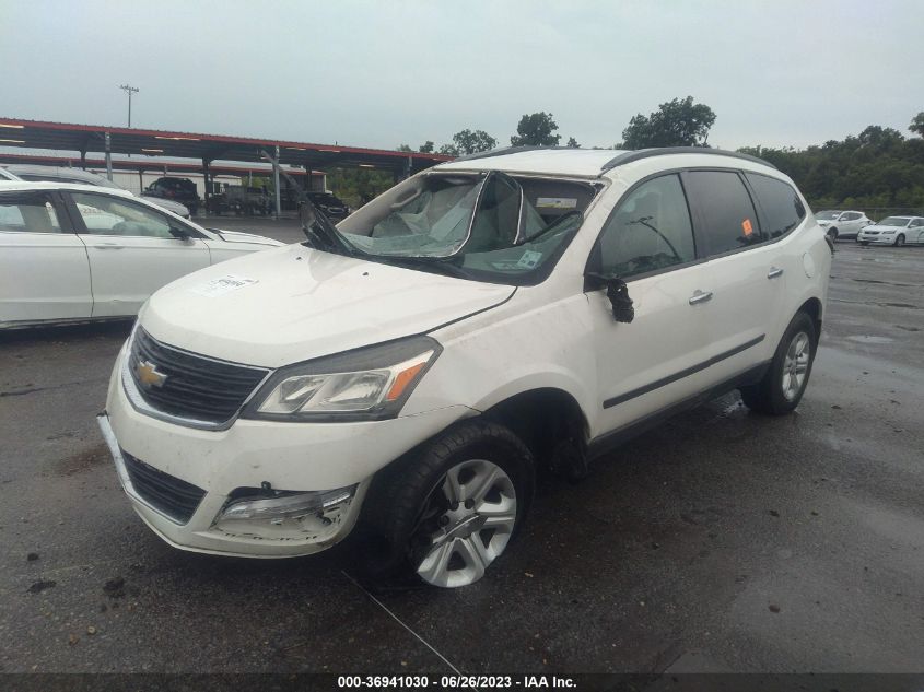 2015 CHEVROLET TRAVERSE LS - 1GNKRFKD8FJ306598