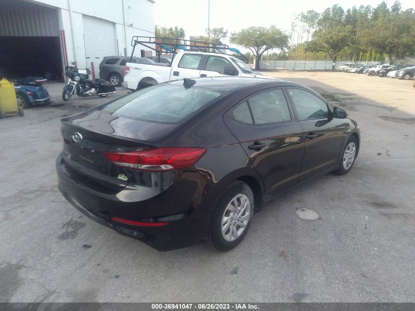 2017 HYUNDAI ELANTRA SE/VALUE EDITION/LIMITED - 5NPD74LF6HH079399
