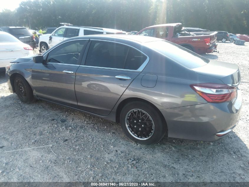 2016 HONDA ACCORD SEDAN LX - 1HGCR2F30GA185818
