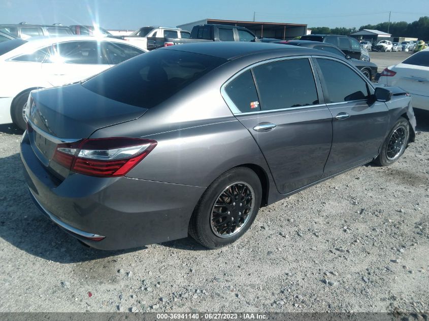 2016 HONDA ACCORD SEDAN LX - 1HGCR2F30GA185818