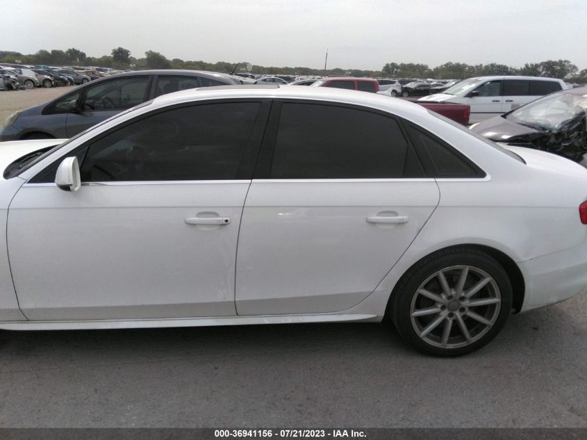 2014 AUDI A4 PREMIUM PLUS - WAUFFAFL3EN034750
