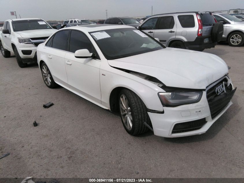 2014 AUDI A4 PREMIUM PLUS - WAUFFAFL3EN034750