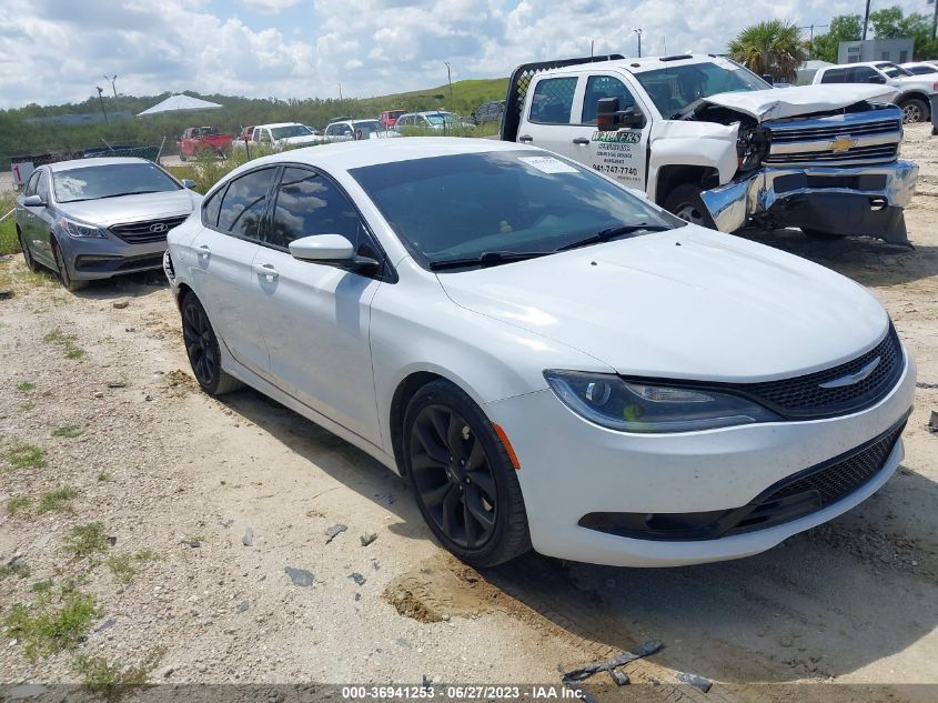 2015 CHRYSLER 200 S - 1C3CCCBG9FN516096