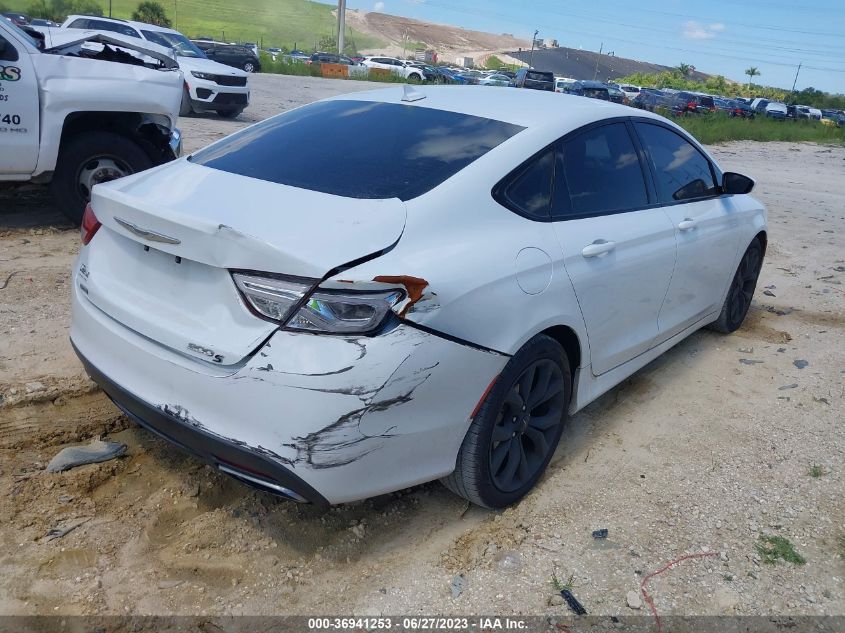 2015 CHRYSLER 200 S - 1C3CCCBG9FN516096