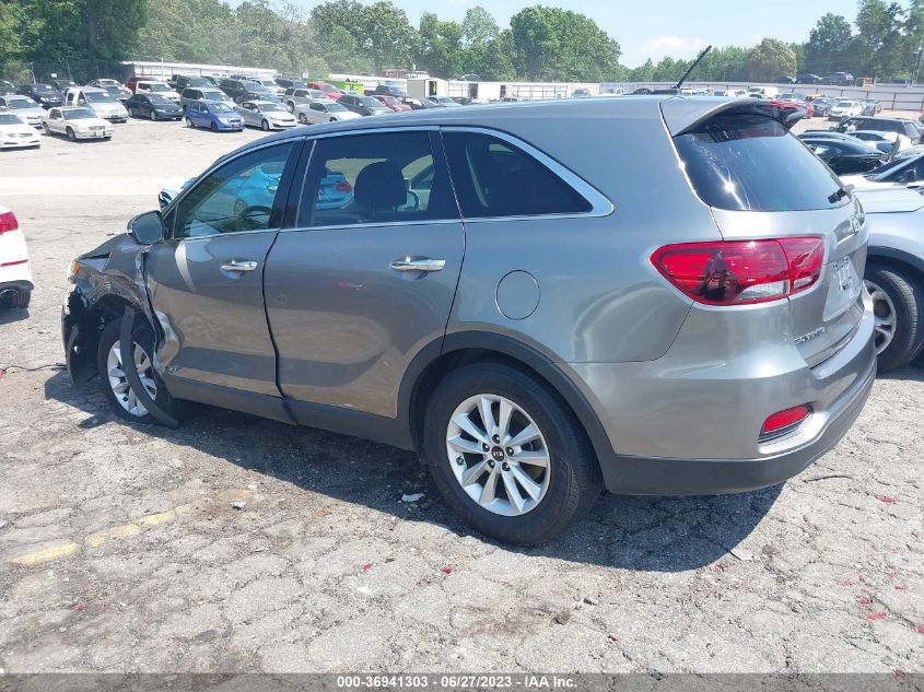 2019 KIA SORENTO LX V6 - 5XYPGDA54KG480925