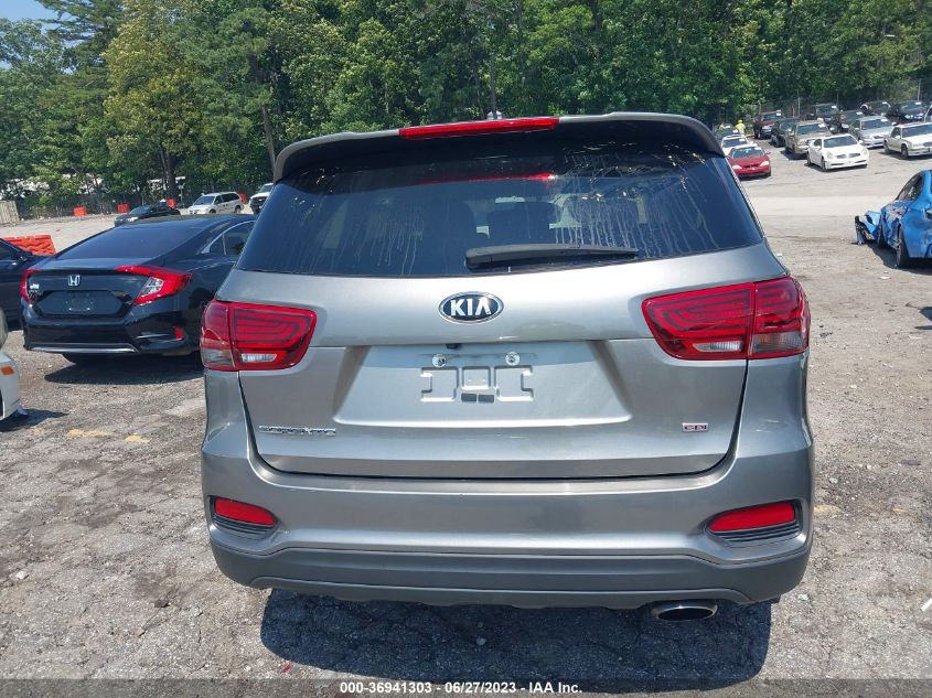 2019 KIA SORENTO LX V6 - 5XYPGDA54KG480925