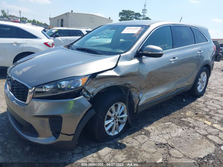 2019 KIA SORENTO LX V6 - 5XYPGDA54KG480925