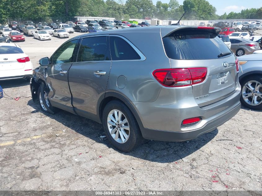 2019 KIA SORENTO LX V6 - 5XYPGDA54KG480925