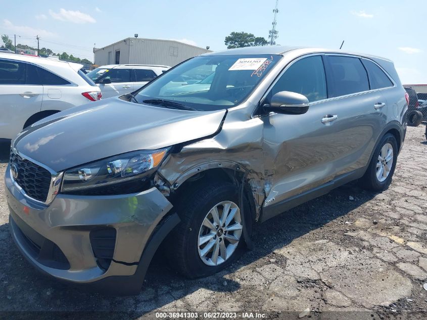 2019 KIA SORENTO LX V6 - 5XYPGDA54KG480925