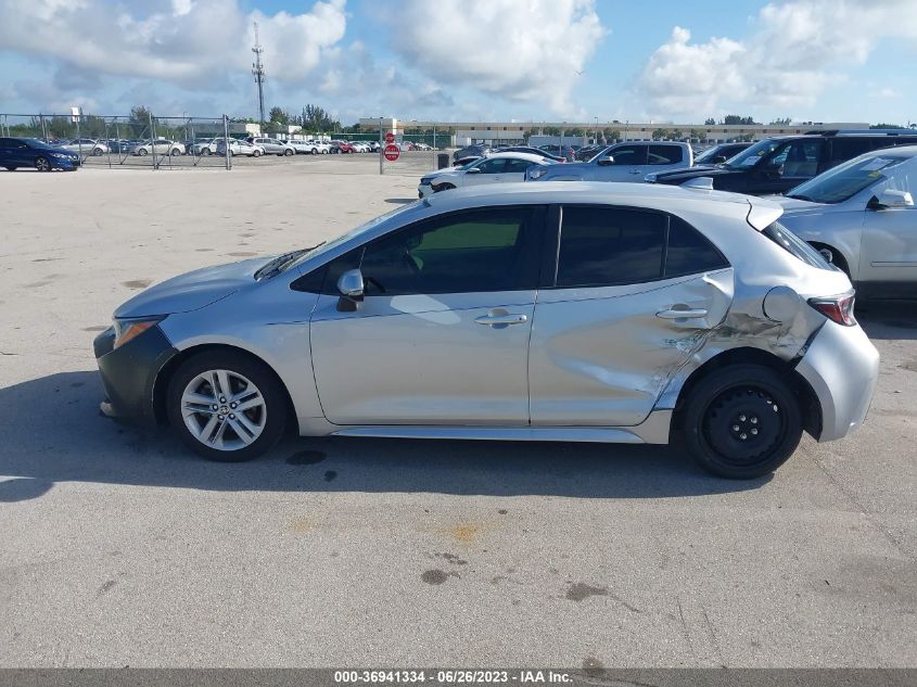2019 TOYOTA COROLLA HATCHBACK SE/XSE JTNK4RBE8K3003185