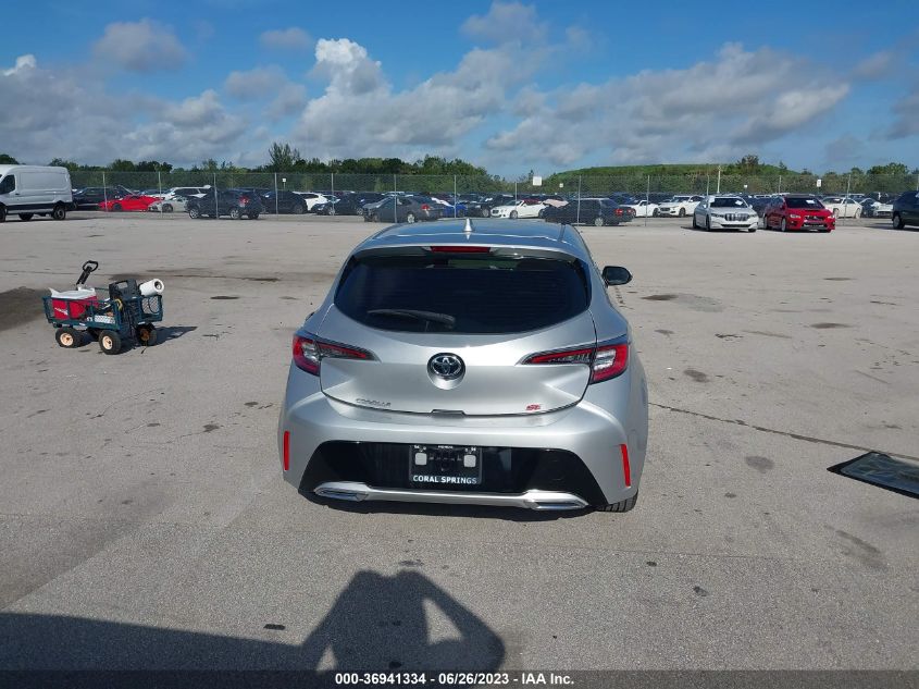 2019 TOYOTA COROLLA HATCHBACK SE/XSE JTNK4RBE8K3003185