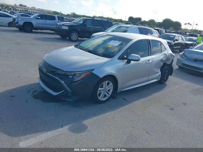 2019 TOYOTA COROLLA HATCHBACK SE/XSE JTNK4RBE8K3003185