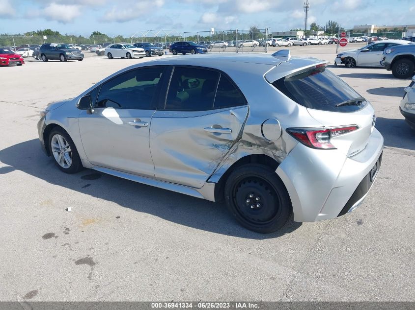 2019 TOYOTA COROLLA HATCHBACK SE/XSE JTNK4RBE8K3003185