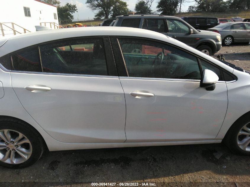 2019 CHEVROLET CRUZE LT - 3G1BE6SM0KS533399