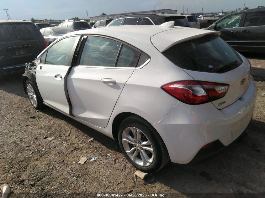2019 CHEVROLET CRUZE LT - 3G1BE6SM0KS533399